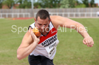 Senior mens shot, North Eastern Track and Fields Champs., Middlesbrough. Photo: David T. Hewitson/Sports for All Pics